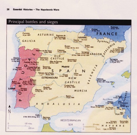 Mapa de las Batallas con Ciudad Real